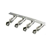 Easyricambi 10 Pezzi di Contatti a crimpare da 2,45mm Bronzo fosforoso stagnato x schede elettroniche