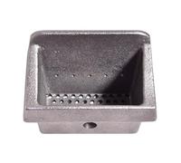 Easyricambi - Braciere in Ghisa Cestello Brucia Pellet, Ricambi Stufa a Pellet Compatibile con MORETTI DESIGN, Cestello Resistente con Spessore della Lamiera di 7 mm, Alto 123mm, Bocca 119x82 mm