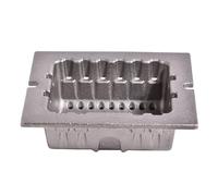 Easyricambi - Braciere in Ghisa Cestello Brucia Pellet, Ricambi Stufa a Pellet per KARMEK ONE, Cestello Resistente con Spessore della Lamiera di 6 mm, Alto 66mm, bocca 131 x 90mm