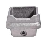 Easyricambi - Braciere in Ghisa Cestello Brucia Pellet, Ricambi Stufa a Pellet per KARMEK ONE, Cestello Resistente con Spessore della Lamiera di 6 mm, Alto 100mm, bocca 94 x 58mm