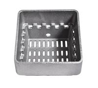 Easyricambi - Braciere in Ghisa Cestello Brucia Pellet, Ricambi Stufa a Pellet per KARMEK ONE, Cestello Resistente con Spessore della Lamiera di 6 mm, Alto 118mm, bocca 158x161 mm