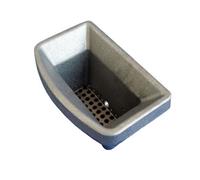 Easyricambi Braciere in ghisa per ECOTECK RAVELLI H: 101mm Bocca: 106x164mm stufe a Pellet