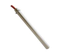 Easyricambi - Candeletta Accensione Stufa Pellet 350W Modello con Flangia, Diametro 12,5mm Lunghezza 150mm (160mm Totali), Resistenza per Riscaldamento Rapido, Ricambio per Modelli Palazzetti e Altri