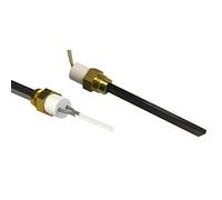Easyricambi Candeletta Quarzo accensione Stufa a Pellet 300w Lunga 126mm 90mm Filettaura 3/8 Gas NORDICA EXTRAFLAME