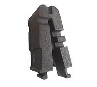 Easyricambi Componente Elemento Dritto per bracieri modulari di stufe a Pellet camini - Tielle D'alessandro Tatano ECC.