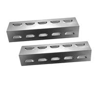 Easyricambi Kit 2 Proteggi Bruciatore Diffusore di Calore a Tenda (39x12cm) Accessori Compatibile per Campingaz 5010001598 per Barbecue Serie 3 4, Previene Frequenti Fiammate, Ricambi BBQ, Bruciatore