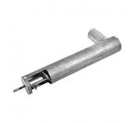 EasyRicambi - Kit Coclea Pellet Vite Senza Fine con Caricatore, Rotore Carico Pellet, Adatta ad Essere Inserita nei Motoriduttori con Albero Cavo (Lunghezza Totale: 360,5mm, Diametro Albero: 8mm)