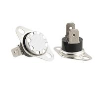 Easyricambi Termostato bimetallico 45 Gradi NC - 10a 230v AC con faston e Flangia Universale