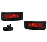 EASYSHOP24H Coppia 2 Faro Fanale Fanalino Posteriore DX SX Per Pajero Sport da 1996 a 2008 Catarifrangente Destro e Sinistro su Paraurti Inferiore Retronebbia