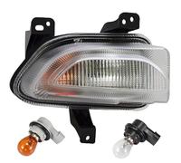 EASYSHOP24H Fanale Fanalino Freccia Luce Diurna Anteriore Sinistro Compatibile Per Renegade dal 2014 Luce Faretto Paraurti Lato Guidatore Con Portalampade e Lampadine