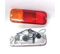 EASYSHOP24H Faro Fanale Fanalino Posteriore Sinistro Compatibile Per Jimny e Grand Vitara da 1998 Retronebbia Paraurti Gruppo Ottico Luce Stop Lato Guidatore Con Portalampade e Lampadine
