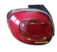 EASYSHOP24H Faro Fanale Fanalino Posteriore SX LED Compatibile Per 500L 500 L dal 2012 Cornice Cromata Lucida Stop Gruppo Ottico Sinistro Lato Guidatore