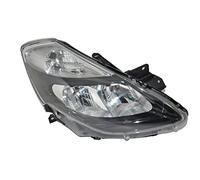 EASYSHOP24H Faro Fanale Proiettore Anteriore DX Destro Per Clio 3 III MK3 da 2009 a 2012 H7 H7 Nero Predisposto Regolazione Elettrica Gruppo Ottico Luce Fanalino