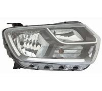 EASYSHOP24H Faro Fanale Proiettore Anteriore DX Destro Per Duster da 2017 H7 H1 Luce Diurna a Led Regolazione Elettrica Gruppo Ottico Fanalino Lato Passeggero