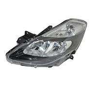 EASYSHOP24H Faro Fanale Proiettore Anteriore SX Sinistro Per Clio 3 III MK3 da 2009 a 2012 H7 H7 Nero Predisposto Regolazione Elettrica Gruppo Ottico Luce Fanalino