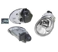 EASYSHOP24H Faro Fanale Proiettore Anteriore SX Sinistro Per New Beetle da 1998 a 2004 H1 H1 Cromato Predisposto Regolazione Elettrica Gruppo Ottico Luce Fanalino
