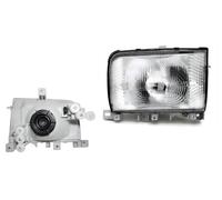 EASYSHOP24H Faro Fanale Proiettore Anteriore SX Sinistro Per Niss Cabstar da 1994 a 1999 H4 Regolazione Manuale Gruppo Ottico Luce Fanalino