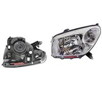 EASYSHOP24H Faro Fanale Proiettore Anteriore SX Sinistro Per RAV4 RAV 4 da 2003 a 2005 H4 Regolazione Elettrica Gruppo Ottico Luce Fanalino Lato Guidatore