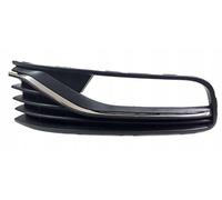 EASYSHOP24H Griglia Paraurti Anteriore Sinistra Per Polo 6R 6C Restyling dal 2014 a 2017 Con Cornice Cromata Mostrina Inferiore Copertura Fendinebbia Sinistro Lato Guidatore