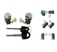 EASYSHOP24H SET 2 Cilindretto Serratura Porta Anteriore Sinistra e Destra per Suzu Vitara da 1988 a 1998 Nottolino Blocchetto Impariglio con 2 Chiavi