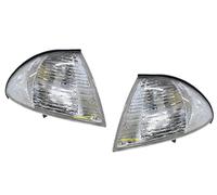 EASYSHOP24H Set 2 Fanale Fanalino Freccia Anteriore Sinistro e Destro Per Serie 3 E46 da 1998 a 2000 Luce Indicatore Di Direzione Lampeggiatore Lato Guidatore Passeggero