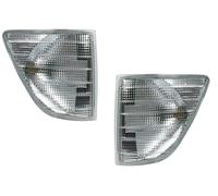 EASYSHOP24H Set 2 Fanale Fanalino Freccia Anteriore Sinistro e Destro Per Sprinter w 901 dal 1995 al 2000 Luce Indicatore Di Direzione Bianco Lampeggiatore Lato Passeggero e Guidatore