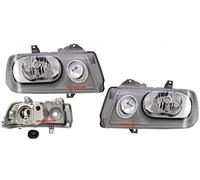 EASYSHOP24H Set 2 Faro Fanale Proiettore Anteriore Destro e Sinistro Per Jumpy Scudo Expert da 2004 a 2007 H4 Predisposto Regolazione Elettrica Gruppo Ottico Luce Fanalino