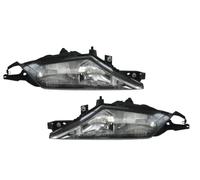 EASYSHOP24H Set 2 Faro Fanale Proiettore Anteriore Sinistro e Destro Per Lancia Y Ypsilon H7 H3 da 1996 a 2000 Con Predisposizione Regolazione Elettrica Gruppo Ottico Luce Fanalino Freccia Bianco