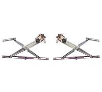 EASYSHOP24H Set 2 Meccanismo Alzavetro Dx e Sx Compatibile Per SJ SJ410 SJ413 Samurai Santana Alzacristallo Alza Vetri Alza Cristalli Sinistro Destro Lato Guidatore Passeggero