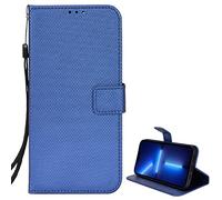 EasyShow Custodia a Portafoglio Asus ROG Phone 8 Pro, Custodia Flip in pelle PU di design classico Premium con cavalletto e fessure di credito Custodia in pelle per Asus ROG Phone 8 Pro (Blu)