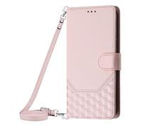 EasyShow Custodia per Motorola Moto G75, Case per telefono con motivo a nido d'ape in rilievo, Supporto Stand, Slot per Schede e Protezione Integrale Adatto per Motorola Moto G75 Cellulare