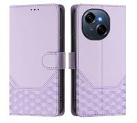 EasyShow Custodia per Tecno Spark Go 1, Case per telefono con motivo a nido d'ape in rilievo, Supporto Stand, Slot per Schede e Protezione Integrale Adatto per Tecno Spark Go 1 Cellulare