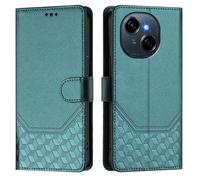 EasyShow Custodia per Tecno Spark Go 1, Case per telefono con motivo a nido d'ape in rilievo, Supporto Stand, Slot per Schede e Protezione Integrale Adatto per Tecno Spark Go 1 Cellulare