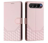 EasyShow Custodia per ZTE nubia Air, Case per telefono con motivo a nido d'ape in rilievo, Supporto Stand, Slot per Schede e Protezione Integrale Adatto per ZTE nubia Air Cellulare