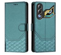 EasyShow Custodia per ZTE nubia Neo 3 GT, Case per telefono con motivo a nido d'ape in rilievo, Supporto Stand, Slot per Schede e Protezione Integrale Adatto per ZTE nubia Neo 3 GT Cellulare