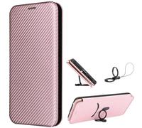 EasyShow Handyhülle für Sony Xperia 10 VII Hülle, Sony Xperia 10 VII mit Halterungsfunktion, Flip Wallet Hülle kompatibel-Rose rot