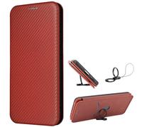 EasyShow Handyhülle für Sony Xperia 10 VII Hülle, Sony Xperia 10 VII mit Halterungsfunktion, Flip Wallet Hülle kompatibel-Braun