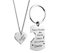 Easyski Collana Ohana Means Family Blessing Jewelry Hawaiian Stitch I Love You to The Moon and Back Collana con ciondolo regalo per figlia, sorella, figlio, migliore amica., Medium, Acciaio