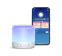 Easysleep Macchina sonora portatile per dormire, con 30 suoni lenitivi, 12 luci notturne, 32 livelli di volume, timer con app, telecomando, per asilo nido, viaggi, ufficio