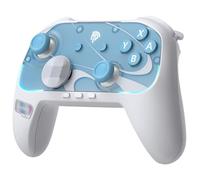 EasySMX S10 Wireless Controller per Switch 2/Switch 1/PC con Wake-up, Chat In-Game, Joystick TMR, Pulsanti Meccanici, Batteria 1200mAh, D-Pad Intercambiabile & Coprifrontale, Movimento 6-Assi