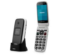 Easyteck telefono cellulare senior S400 4G VoLTE con SOS band incluso | Nero