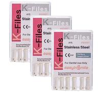 EASYTODENTA 18 lime dentali endodontiche K, uso manuale, 25 mm (15#)