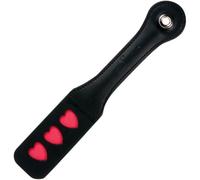 Easytoy.it Sportsheets - Leather Impression Paddle - Hearts/Black One Size