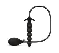 Easytoys Anal Collection Inflatable Anal Plug with Pump 20cm Black