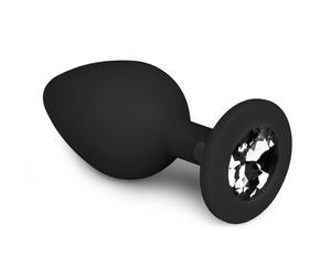 Easytoys Anal Collection Plug Diamond Medium - Nero
