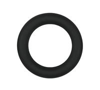 Easytoys Anello Anale Medio in Silicone, Nero - 37 gr