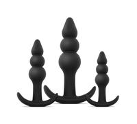 Easytoys Butt Plug Trio - Nero