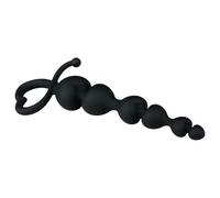 Dildo Anale a Perle EasyToys (Nero)