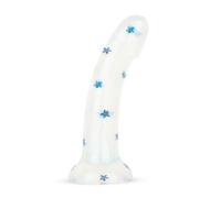 Easytoys Dildo Collection Dildo Collection Blossom Bliss Dildo - Design Blu con Glitter 19 cm
