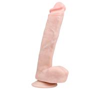 Dildo Grande e Realistico con Ventosa e Testicoli - Colore Naturale (Lunghezza 26,5cm)